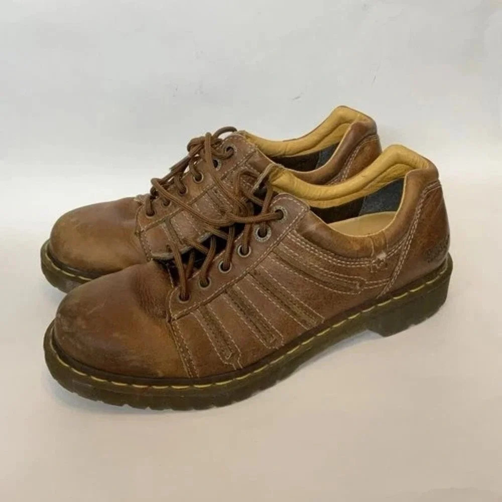 Dr. Martens Air Wear AW004 Keith LugSole Chunky Oxford Shoe Men 11 China Leather